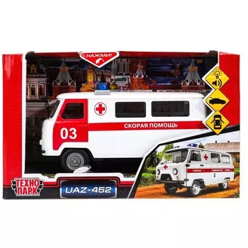 Машина на батарейках UAZ, Технопарк CT12-427-1