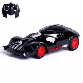 Машина batcar, радиоуправляемая, работает от батареек, цвет черный