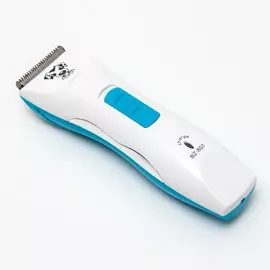 Машинка электрическая для стрижки pet clipper bz-807, голубая