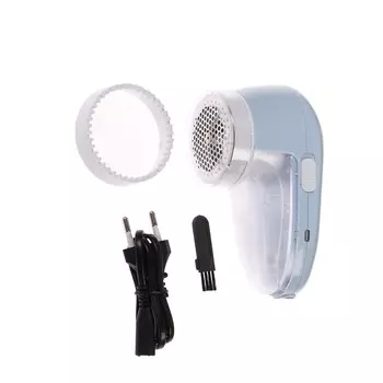 Машинка для удаления катышков luazon luk-04, от акб, голубая