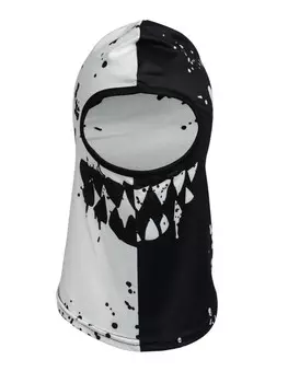Маска-балаклава black and white, размер универсальный, черная