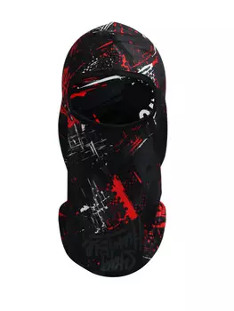 Маска-балаклава crazy, размер универсальный, черная