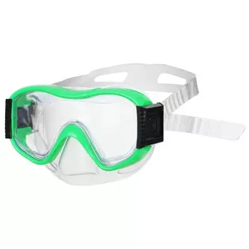 Маска для плавания детская onlytop, цвет зеленый