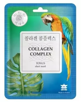 Маска тканевая тонизирующая collagen complex 23г