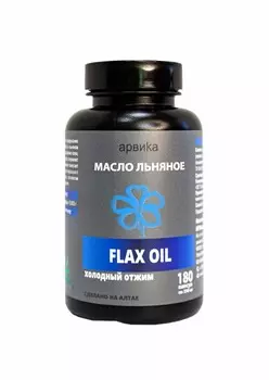 Масло Льняное, 180 капсул