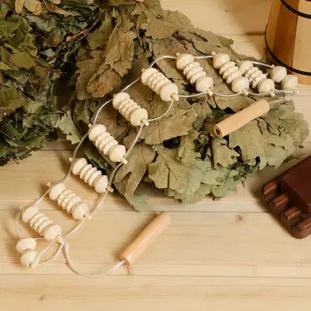 Массажер банный, роликовый, 95 см