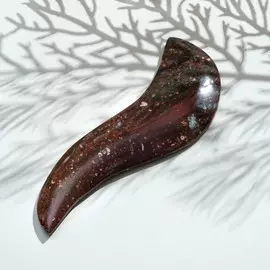 Массажер гуаша из криноида 120х40х3 мм