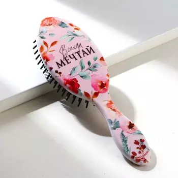 Массажная расческа овальная