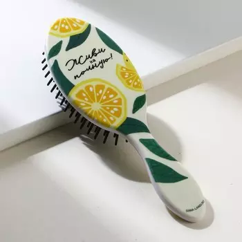 Массажная расческа овальная