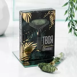 Массажёр роллер для лица с шипами