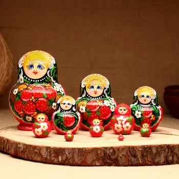 Матрешка 10-кукольная
