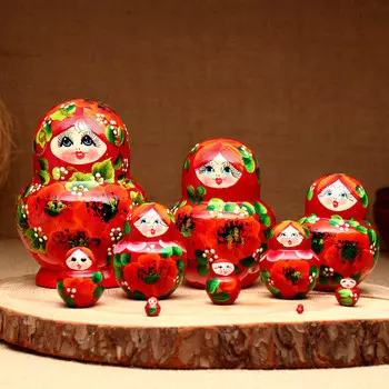 Матрешка 10-кукольная