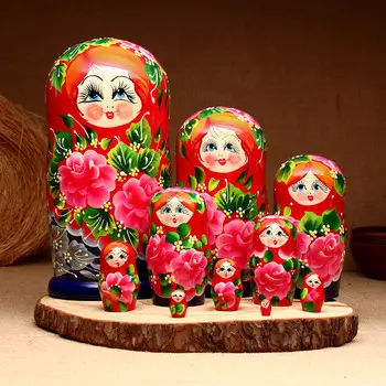 Матрешка 10-кукольная