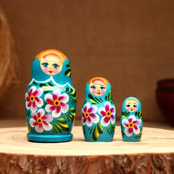 Матрешка 3х-кукольная,