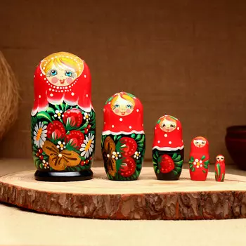Матрешка 5-кукольная