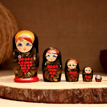 Матрешка 5-кукольная