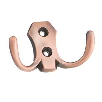 Мебельный крючок двухрожковый