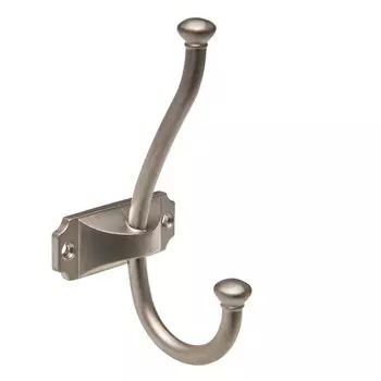 Мебельный крючок двухрожковый