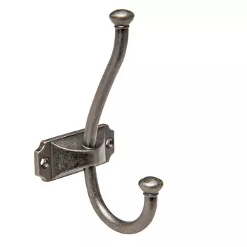 Мебельный крючок двухрожковый