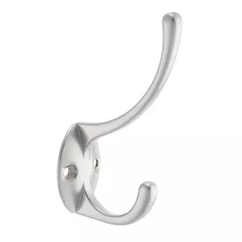 Мебельный крючок двухрожковый