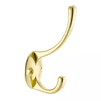 Мебельный крючок двухрожковый