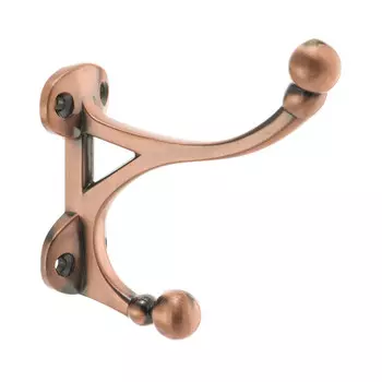 Мебельный крючок двухрожковый