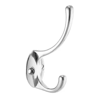 Мебельный крючок двухрожковый