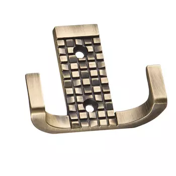 Мебельный крючок двухрожковый