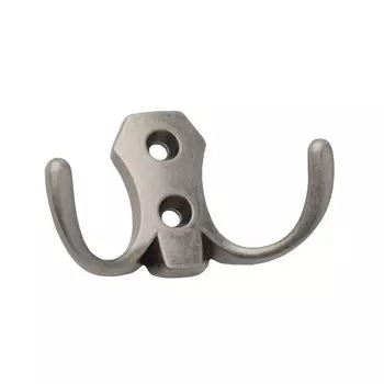 Мебельный крючок двухрожковый