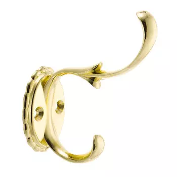 Мебельный крючок двухрожковый