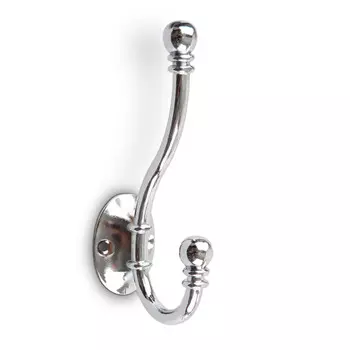 Мебельный крючок двухрожковый