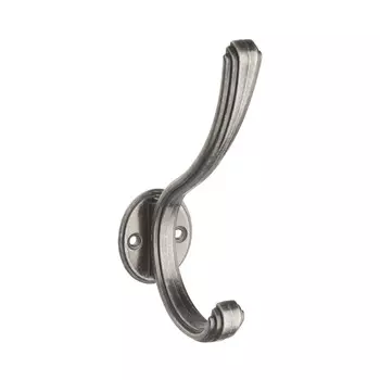 Мебельный крючок двухрожковый
