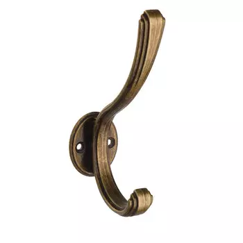 Мебельный крючок двухрожковый