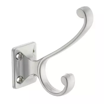 Мебельный крючок двухрожковый