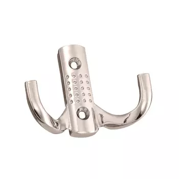 Мебельный крючок двухрожковый