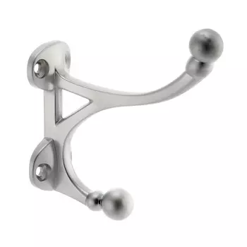 Мебельный крючок двухрожковый