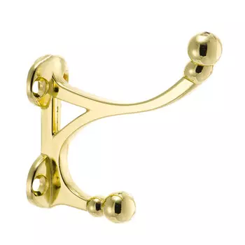 Мебельный крючок двухрожковый