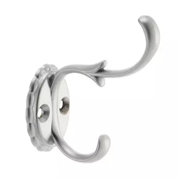 Мебельный крючок двухрожковый