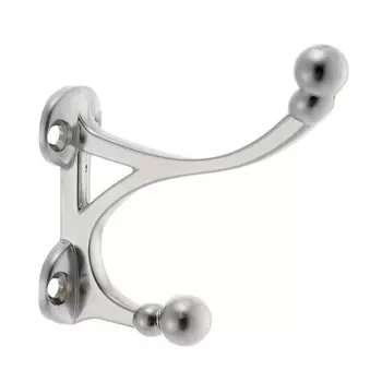 Мебельный крючок двухрожковый малый