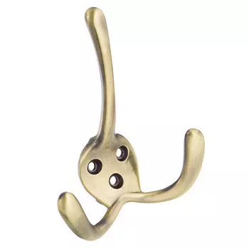 Мебельный крючок трехрожковый