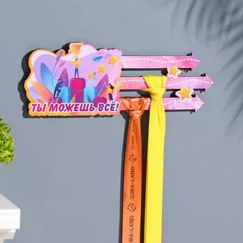 Медальница с наклейкой