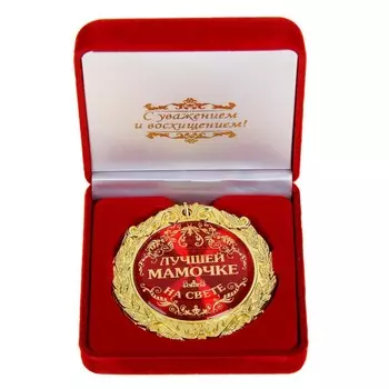 Медаль в бархатной коробке