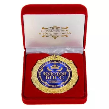 Медаль в бархатной коробке