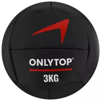 Медицинбол onlytop, 3 кг, d=20 см