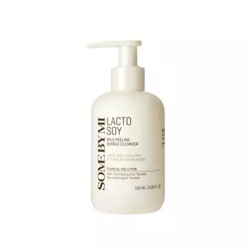 Мягкая очищающая пенка для умывания с лактобактериями и ферментом соевого молока 180мл
