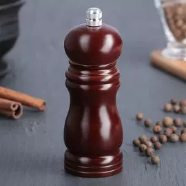 Мельница для специй доляна, 134.5 см, металлический механизм, коричневая