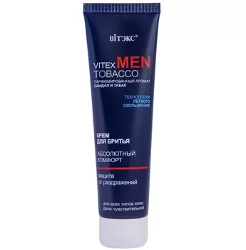 MEN TOBACCO Крем для бритья для всех типов кожи, даже чувствительной кожи, 100 мл