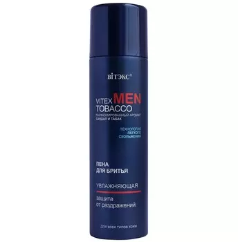 MEN TOBACCO Пена для бритья увлажняющая для всех типов кожи, 250 мл