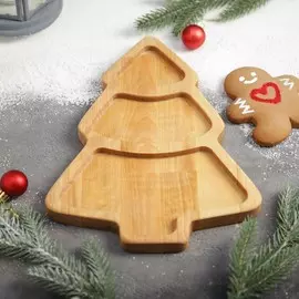 Менажница деревянная доляна