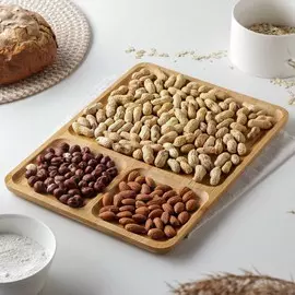 Менажница доляна striata, 3 секции, 3223.51.2 см, бамбук